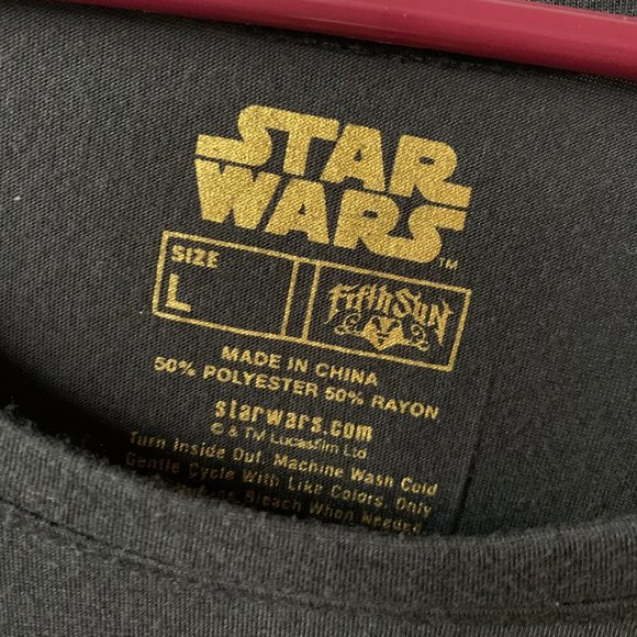 Woman's Star Wars The Force Awakens Shirt Size L - Picture 2 of 3